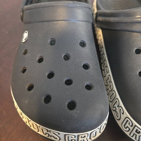 Crocs Crocband Black Unisex Clog-Men's 5 Women's 7 - Picture 11 of 16